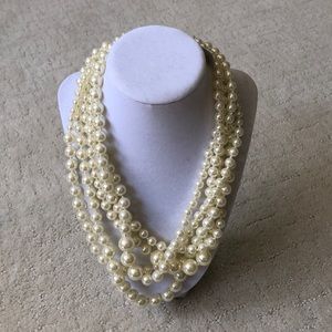 JCrew NWT Pearl Twisted Hammock Necklace